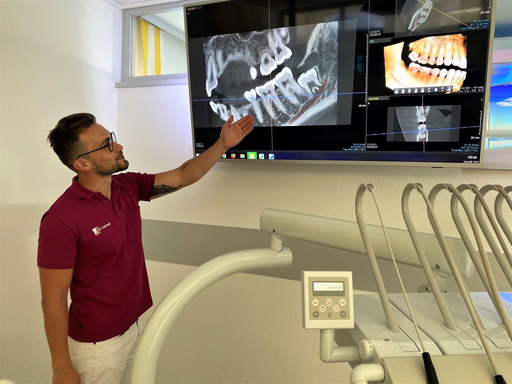 3 D Röntgen zur Vorbereitung auf den oralchirurgischen Eingriff